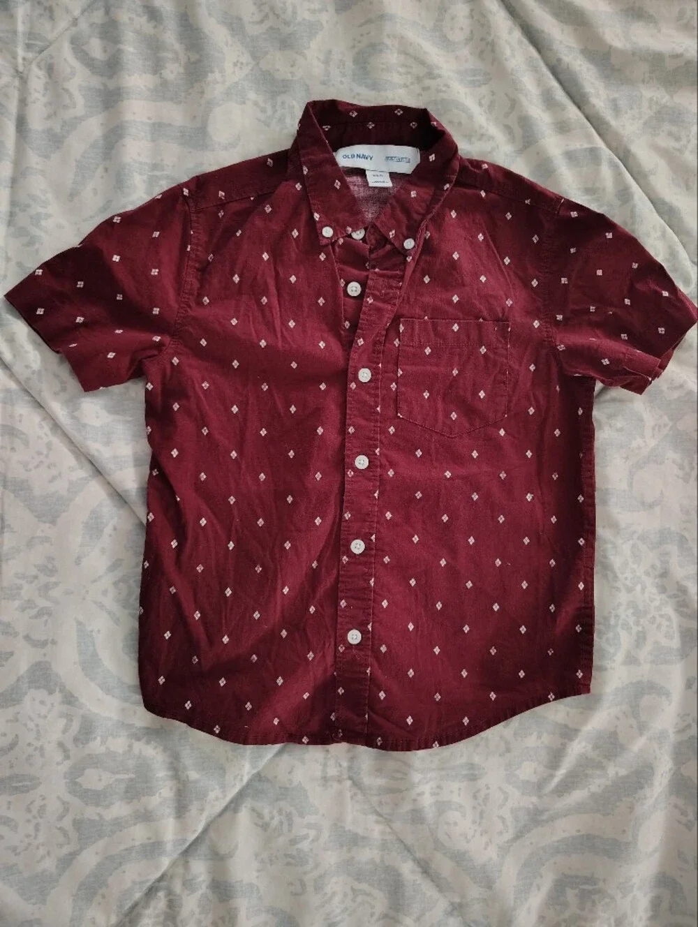 Boys Old Navy Jeans and Button Down Shirts.